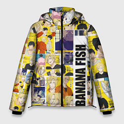 Куртка зимняя мужская Banana Fish, цвет: 3D-черный