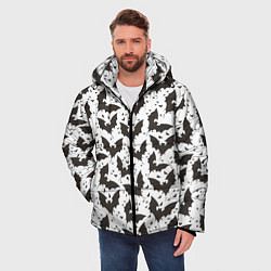 Куртка зимняя мужская Летучие мыши, цвет: 3D-черный — фото 2