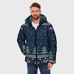 Куртка зимняя мужская Зимняя ночь, цвет: 3D-светло-серый — фото 2