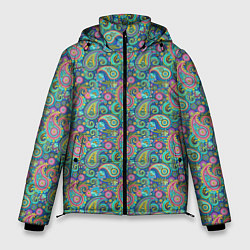 Куртка зимняя мужская Стиль Турецких Огурцов, цвет: 3D-черный