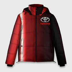 Мужская зимняя куртка Toyota В полоску
