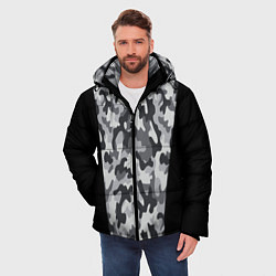 Куртка зимняя мужская Стиль - Камуфляж, цвет: 3D-черный — фото 2