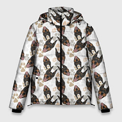 Куртка зимняя мужская Доберман Doberman, цвет: 3D-черный