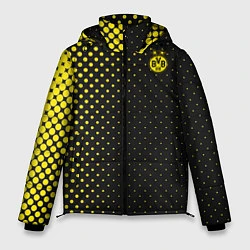 Куртка зимняя мужская Borussia gradient theme, цвет: 3D-черный