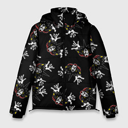 Куртка зимняя мужская КОРОЛЬ И ШУТ ЛОГО ПАТТЕРН, цвет: 3D-черный