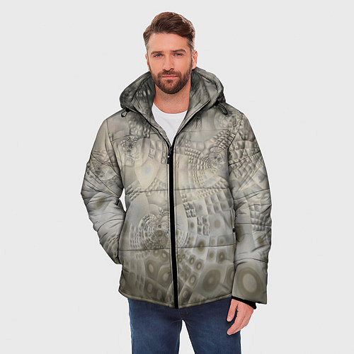 Мужская зимняя куртка Коллекция Journey Серый песок 126-1 2 / 3D-Светло-серый – фото 3
