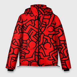 Куртка зимняя мужская Челопаззл, цвет: 3D-черный