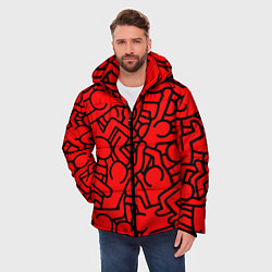 Куртка зимняя мужская Челопаззл, цвет: 3D-черный — фото 2