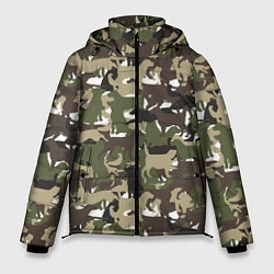 Куртка зимняя мужская Камуфляж из Собак Camouflage, цвет: 3D-светло-серый