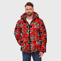 Куртка зимняя мужская POPPY PLAYTIME ХАГГИ ВАГГИ, цвет: 3D-черный — фото 2
