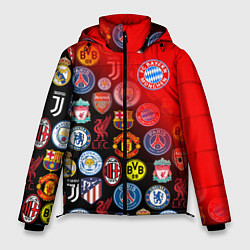 Куртка зимняя мужская BAYERN MUNCHEN BEST FC SPORT, цвет: 3D-черный