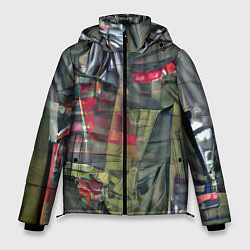 Куртка зимняя мужская Братство сталкеров, цвет: 3D-светло-серый