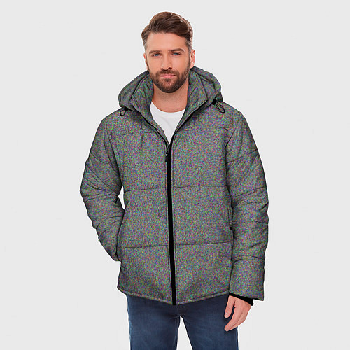 Мужская зимняя куртка Не шуми / 3D-Светло-серый – фото 3