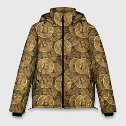 Куртка зимняя мужская Bitcoins, цвет: 3D-светло-серый
