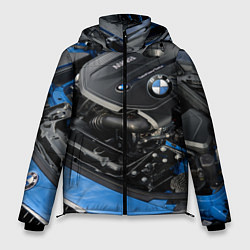 Куртка зимняя мужская BMW Engine Twin Power Turbo, цвет: 3D-светло-серый