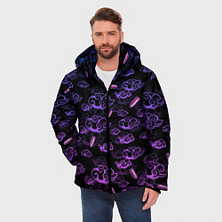 Куртка зимняя мужская ARCANE League Of Legends ТАТУИРОВКА JINX, цвет: 3D-черный — фото 2