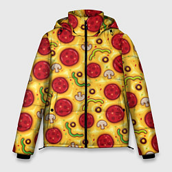 Куртка зимняя мужская Pizza salami, цвет: 3D-красный