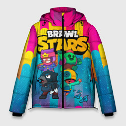 Куртка зимняя мужская BRAWL STARS ВМЕСТЕ, цвет: 3D-светло-серый