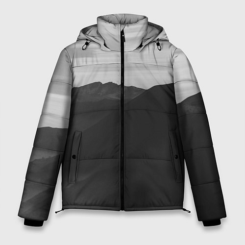 Мужская зимняя куртка ТЕМНЫЕ ГОРЫ / 3D-Светло-серый – фото 1