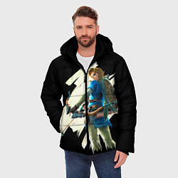 Куртка зимняя мужская Линк с луком, цвет: 3D-светло-серый — фото 2