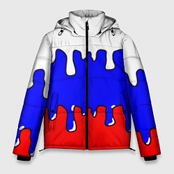 Куртка зимняя мужская Триколор Необычный, цвет: 3D-красный