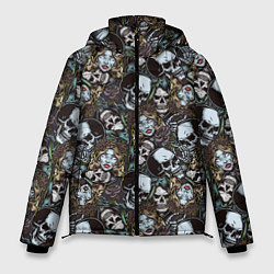 Куртка зимняя мужская Мёртвые, цвет: 3D-черный