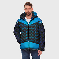 Куртка зимняя мужская 3D NEON БРОНЬ, цвет: 3D-светло-серый — фото 2