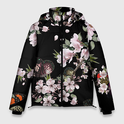 Мужская зимняя куртка Краски весны / 3D-Светло-серый – фото 1