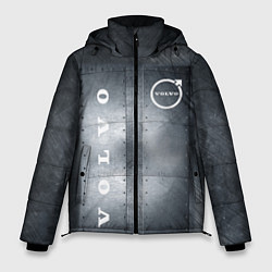 Куртка зимняя мужская Металлические пластины VOLVO, цвет: 3D-черный