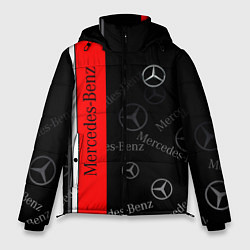 Куртка зимняя мужская Mercedes Паттерн, цвет: 3D-черный