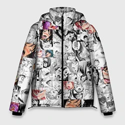 Куртка зимняя мужская Ahegao Girls, цвет: 3D-черный