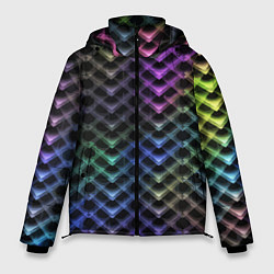 Мужская зимняя куртка Color vanguard pattern 2025 Neon