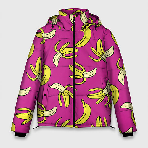 Мужская зимняя куртка Banana pattern Summer Color / 3D-Светло-серый – фото 1