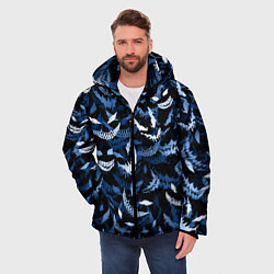 Куртка зимняя мужская Drain monsters, цвет: 3D-черный — фото 2
