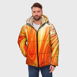 Куртка зимняя мужская Карамельная нуга Гранж, цвет: 3D-светло-серый — фото 2
