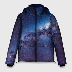 Куртка зимняя мужская Космос просто космос!, цвет: 3D-светло-серый
