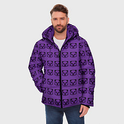 Куртка зимняя мужская Purple Panda, цвет: 3D-черный — фото 2