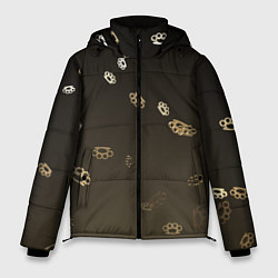 Куртка зимняя мужская Brass knuckles кастет, цвет: 3D-черный