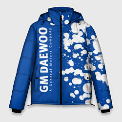Куртка зимняя мужская DAEWOO GM Брызги По вертикали, цвет: 3D-черный
