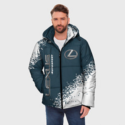 Куртка зимняя мужская LEXUS Autosport Спрей, цвет: 3D-черный — фото 2