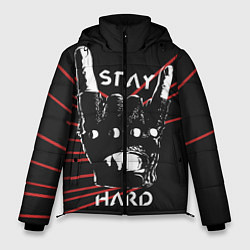 Куртка зимняя мужская Stay hard, цвет: 3D-светло-серый