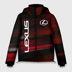 Куртка зимняя мужская Lexus - абстракция, цвет: 3D-светло-серый