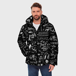 Куртка зимняя мужская XXXTENTACION LOGOBOMBING, цвет: 3D-светло-серый — фото 2