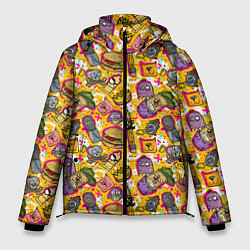 Куртка зимняя мужская Urban hooligan, цвет: 3D-красный
