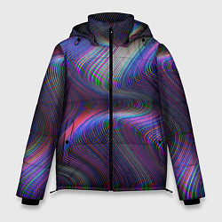 Куртка зимняя мужская WAVES ILLUSION, цвет: 3D-черный