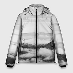 Мужская зимняя куртка Горы и туман