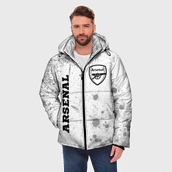 Куртка зимняя мужская Arsenal Sport на светлом фоне, цвет: 3D-черный — фото 2