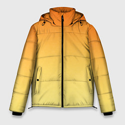 Куртка зимняя мужская Оранжевый, желтый градиент, цвет: 3D-красный