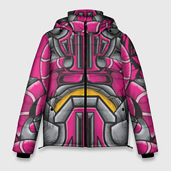 Куртка зимняя мужская Костюм робота, цвет: 3D-черный