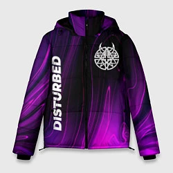 Куртка зимняя мужская Disturbed Violet Plasma, цвет: 3D-черный